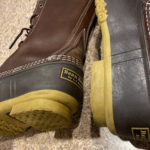 L.L. Bean 10” Shearling Lined Insulated Winter Duck Boots 7M 230121 - Picture 14 of 17